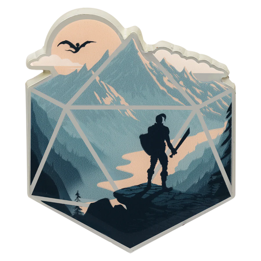 GlassStaff D20 Champion Enamel Pin