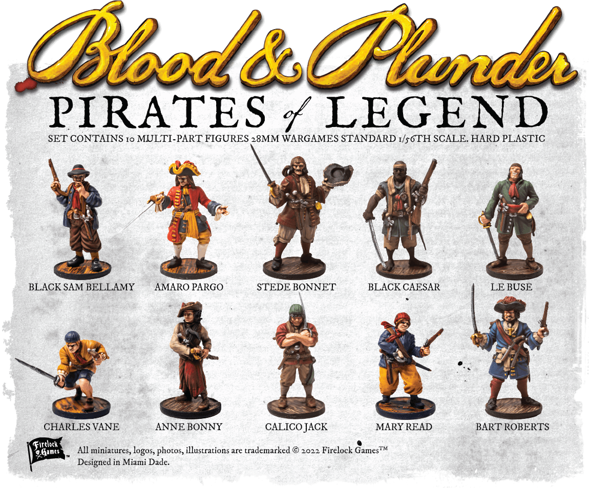 Blood & Plunder Pirates of Legend Set