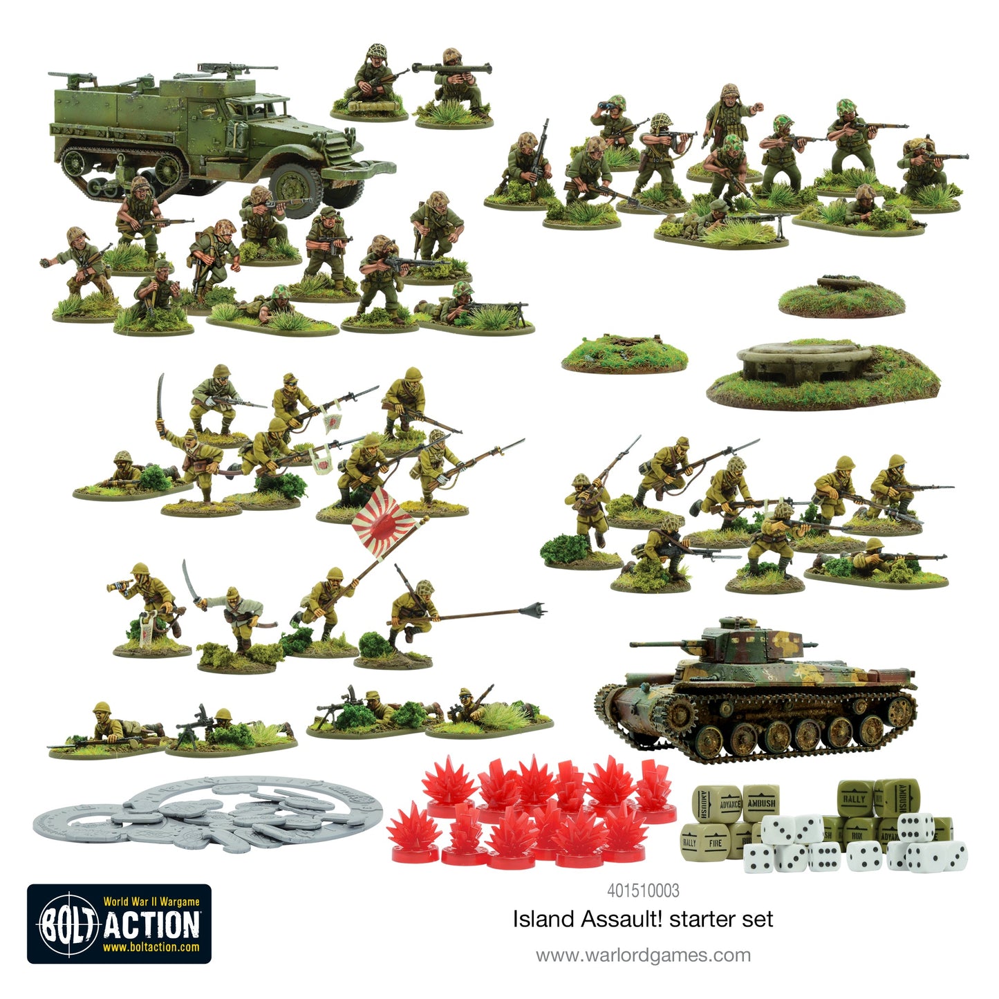 Bolt Action "Island Assault!" - 2 Player Starter Set