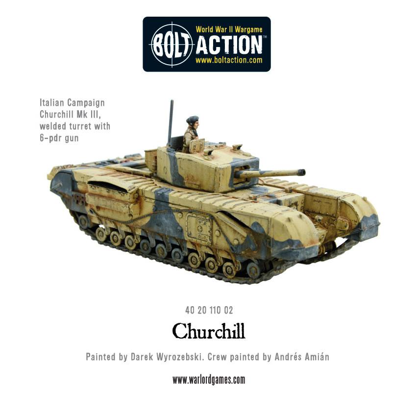 Bolt Action Churchill Tank (Plastic)