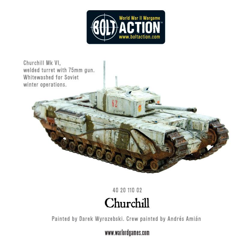 Bolt Action Churchill Tank (Plastic)