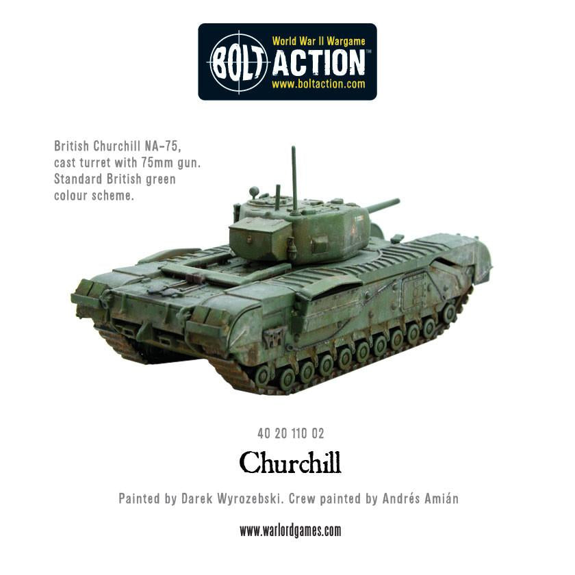 Bolt Action Churchill Tank (Plastic)