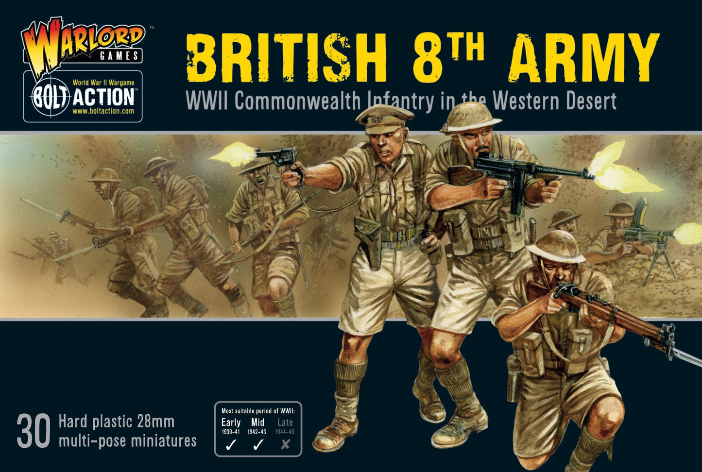 Bolt Action British 8th Army