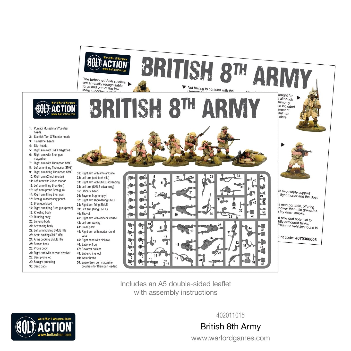 Bolt Action British 8th Army