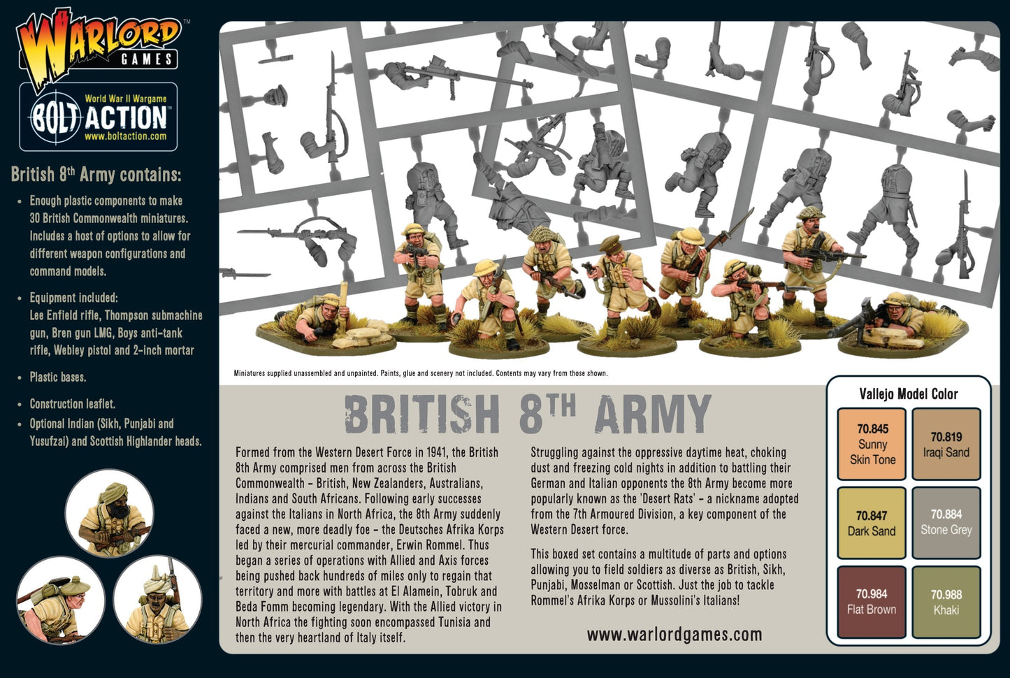 Bolt Action British 8th Army