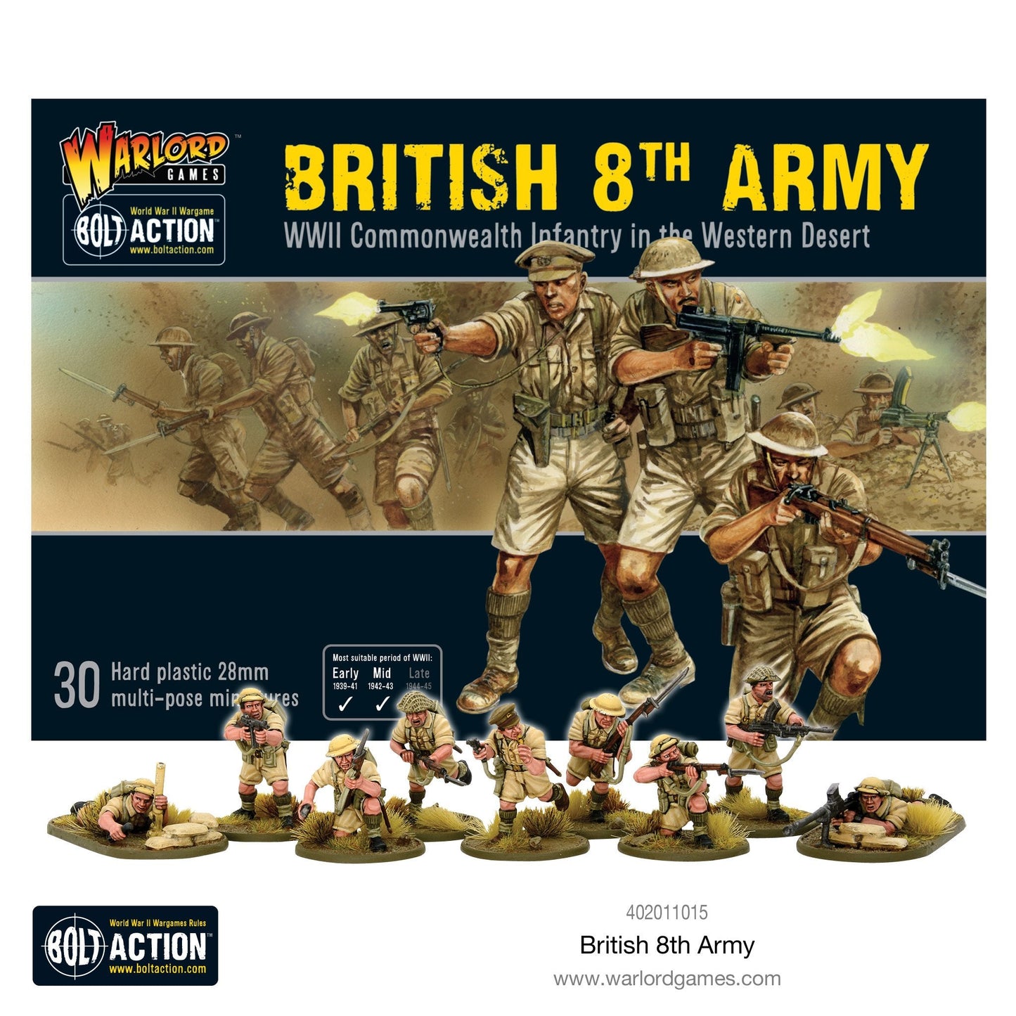 Bolt Action British 8th Army