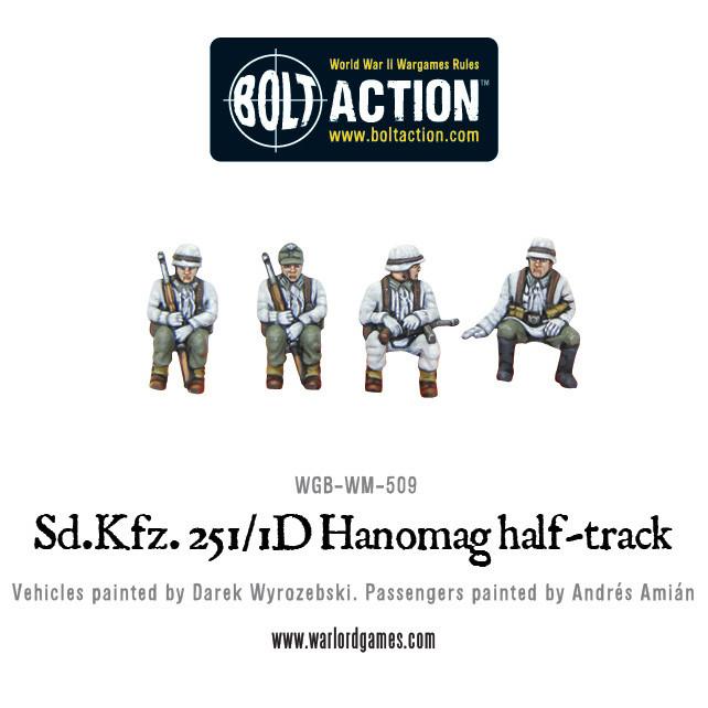 Bolt Action Sd.Kfz 251/1 ausf D halftrack (plastic)