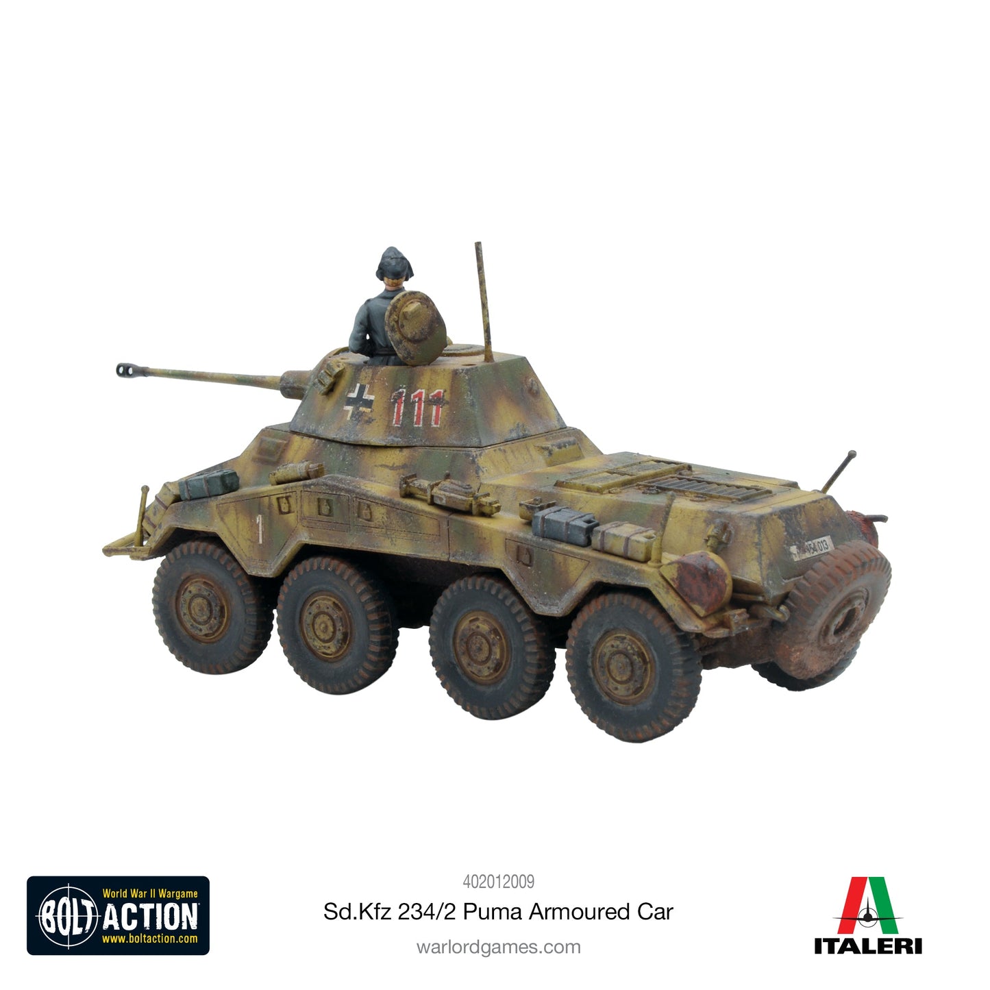 Bolt Action Puma Sd.Kfz 234/2 Armoured Car