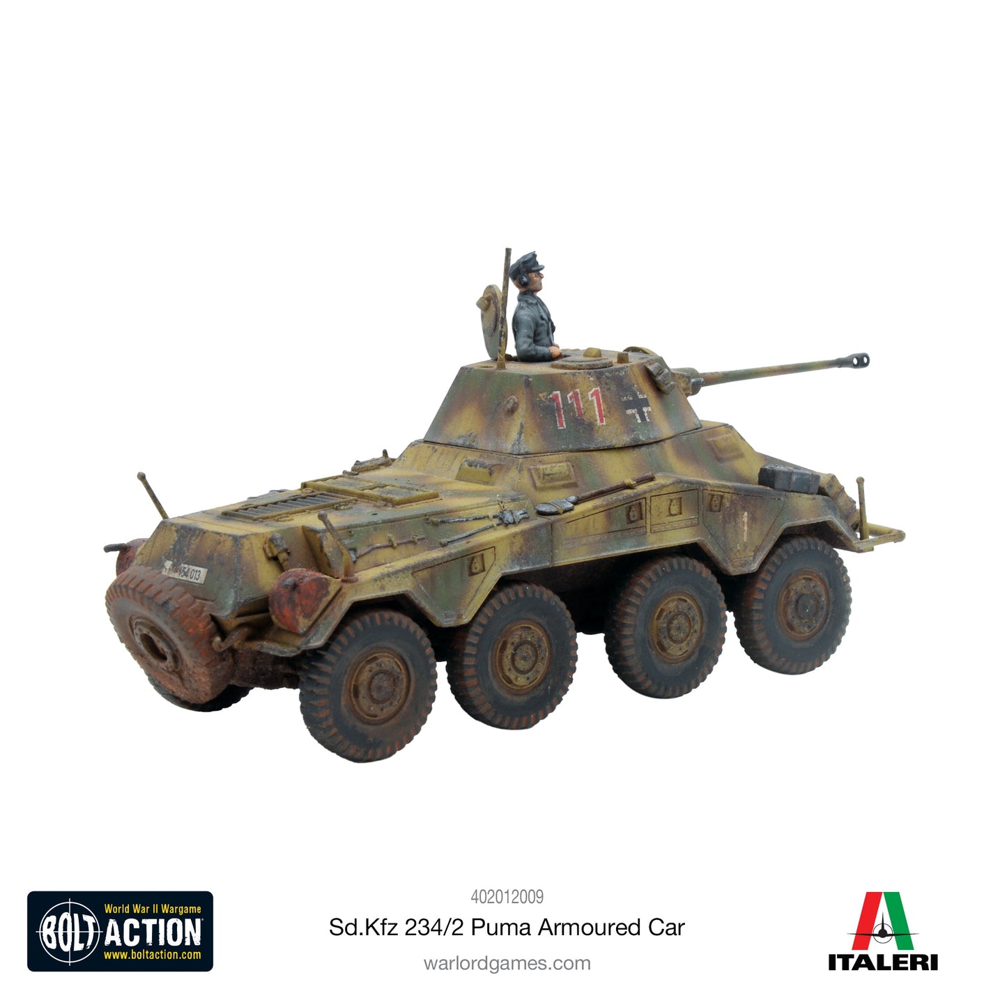 Bolt Action Puma Sd.Kfz 234/2 Armoured Car