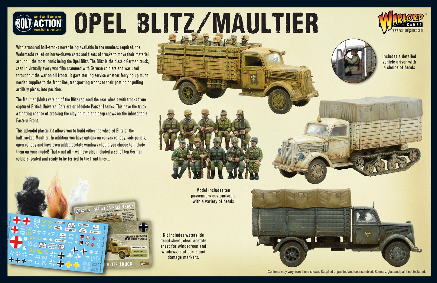 Bolt Action Opel Blitz/Maultier