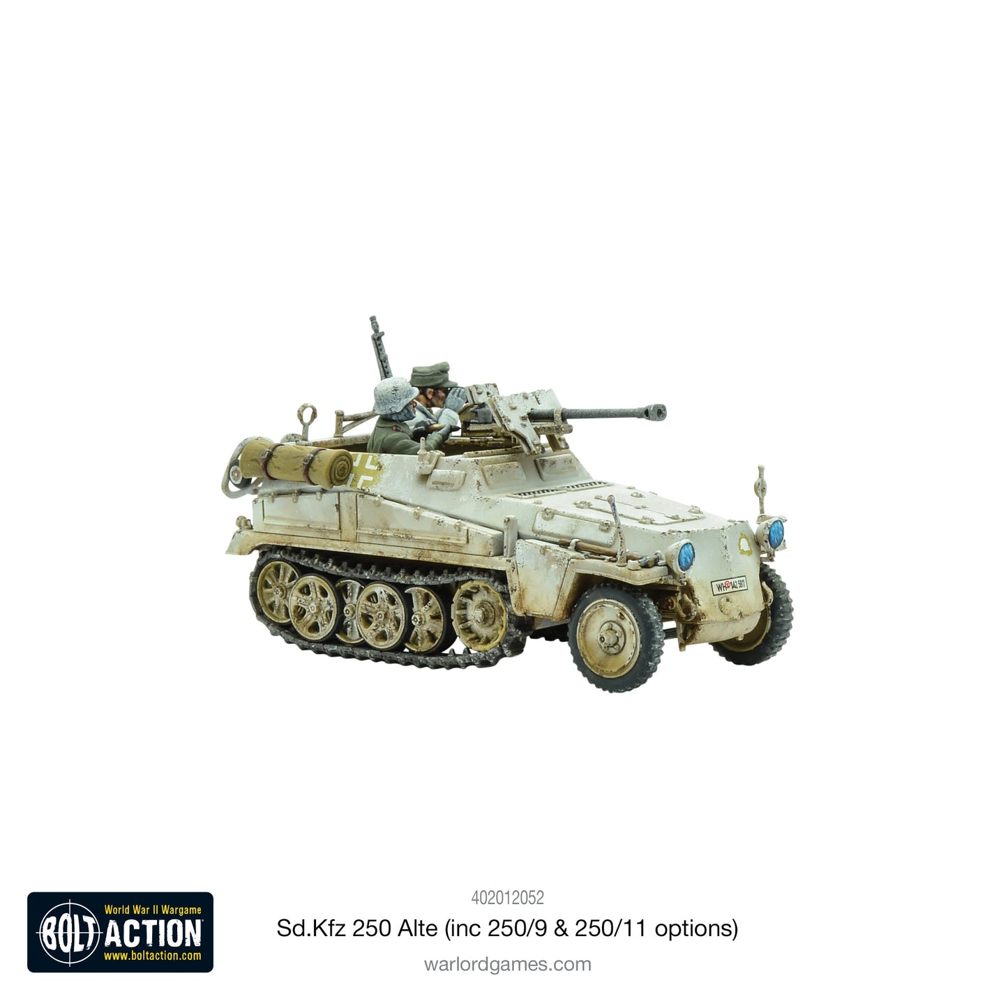 Bolt Action Sd.Kfz 250 (Alte) Half-Track (Options For 250/1, 250/9 & 250/11 Variants)