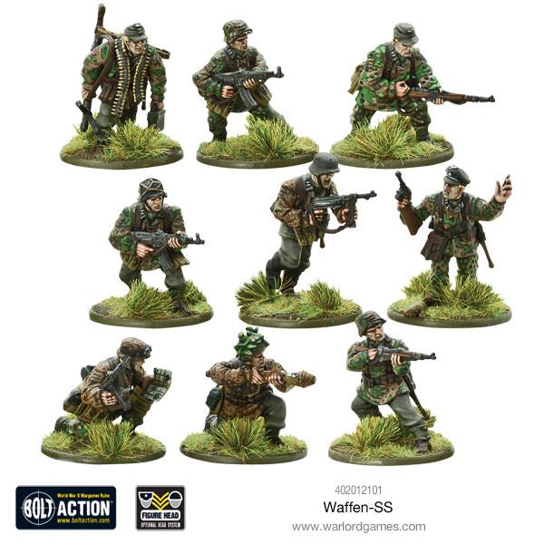 Bolt Action Waffen SS WWII SS-Grenadiers