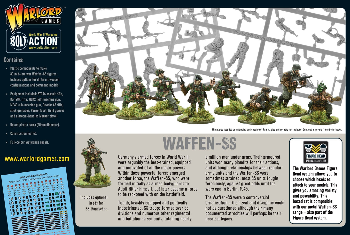 Bolt Action Waffen SS WWII SS-Grenadiers