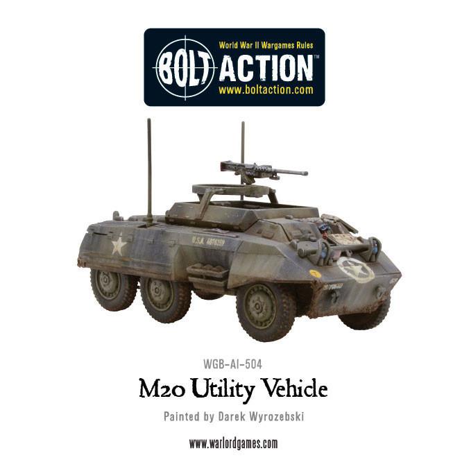 Bolt Action M8/M20 Greyhound Scout Car (Plastic Box)