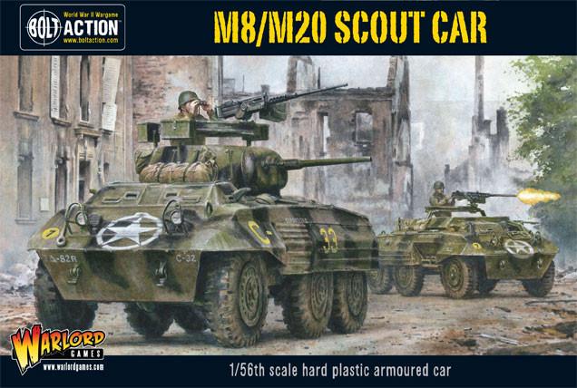 Bolt Action M8/M20 Greyhound Scout Car (Plastic Box)