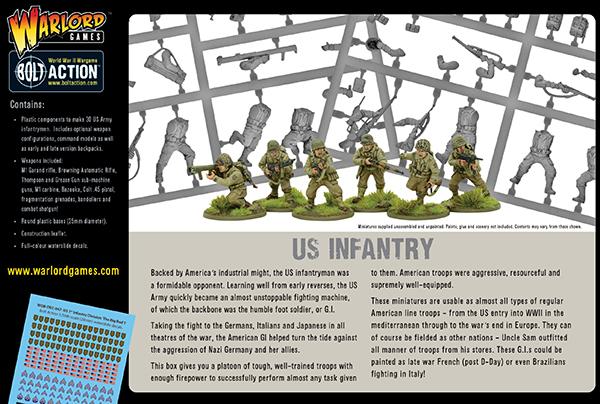 Bolt Action - US Infantry - WW2 American GIs