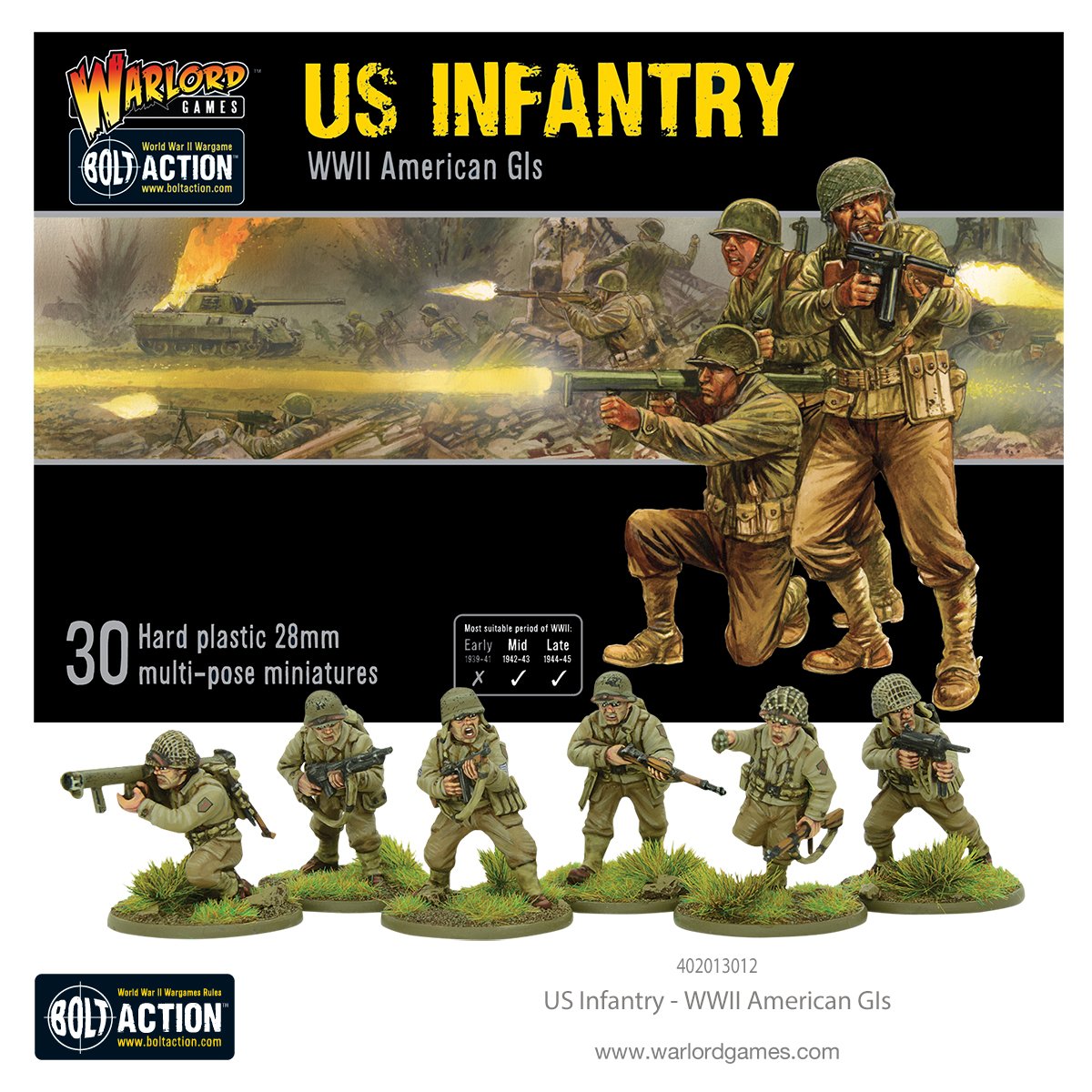 Bolt Action - US Infantry - WW2 American GIs