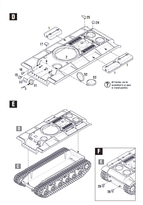 KV1/2 Heavy Tank Plastic Box Set