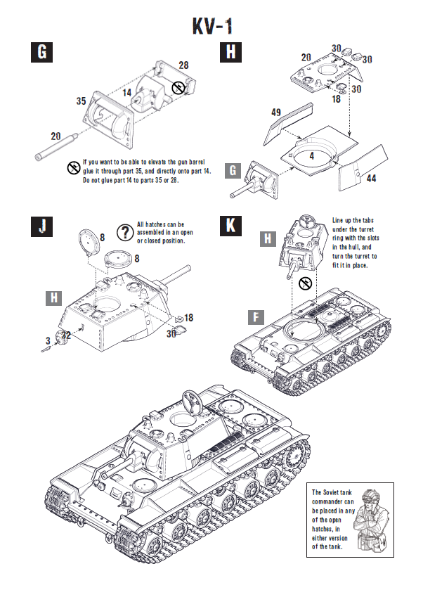 KV1/2 Heavy Tank Plastic Box Set