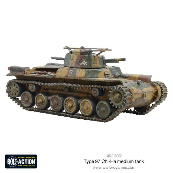 Bolt Action Chi-Ha Japanese Tank