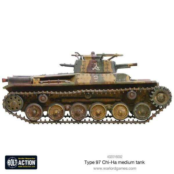 Bolt Action Chi-Ha Japanese Tank