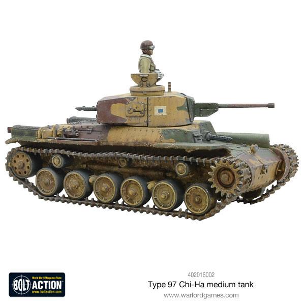 Bolt Action Chi-Ha Japanese Tank