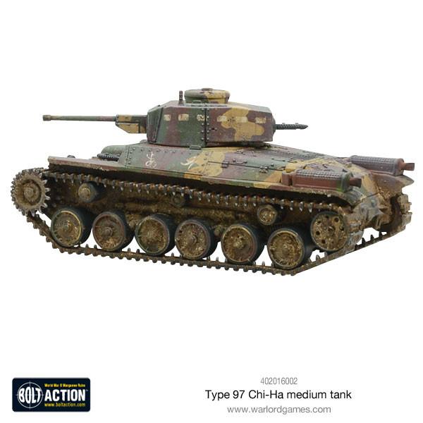 Bolt Action Chi-Ha Japanese Tank