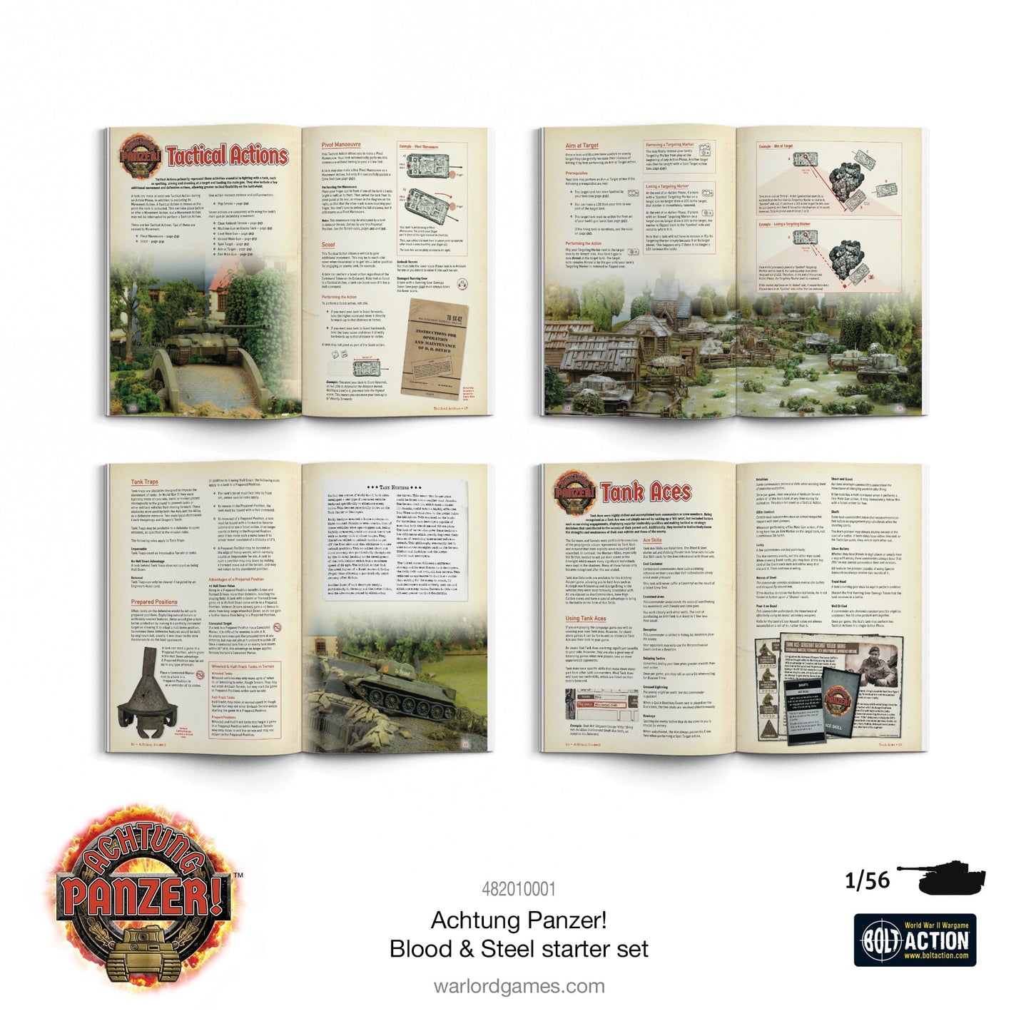 Achtung Panzer! "Blood & Steel" 2 Player Starter Set