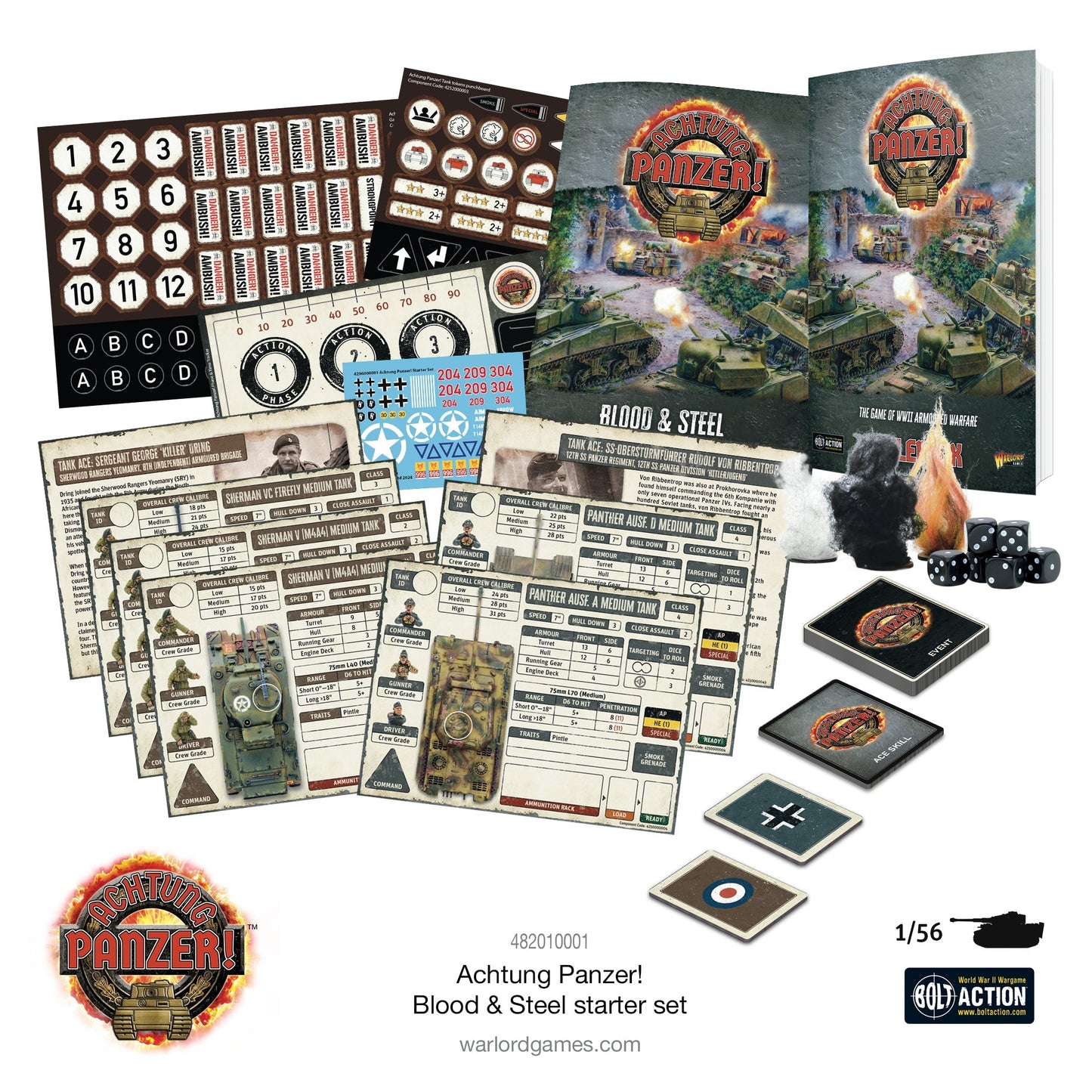 Achtung Panzer! "Blood & Steel" 2 Player Starter Set