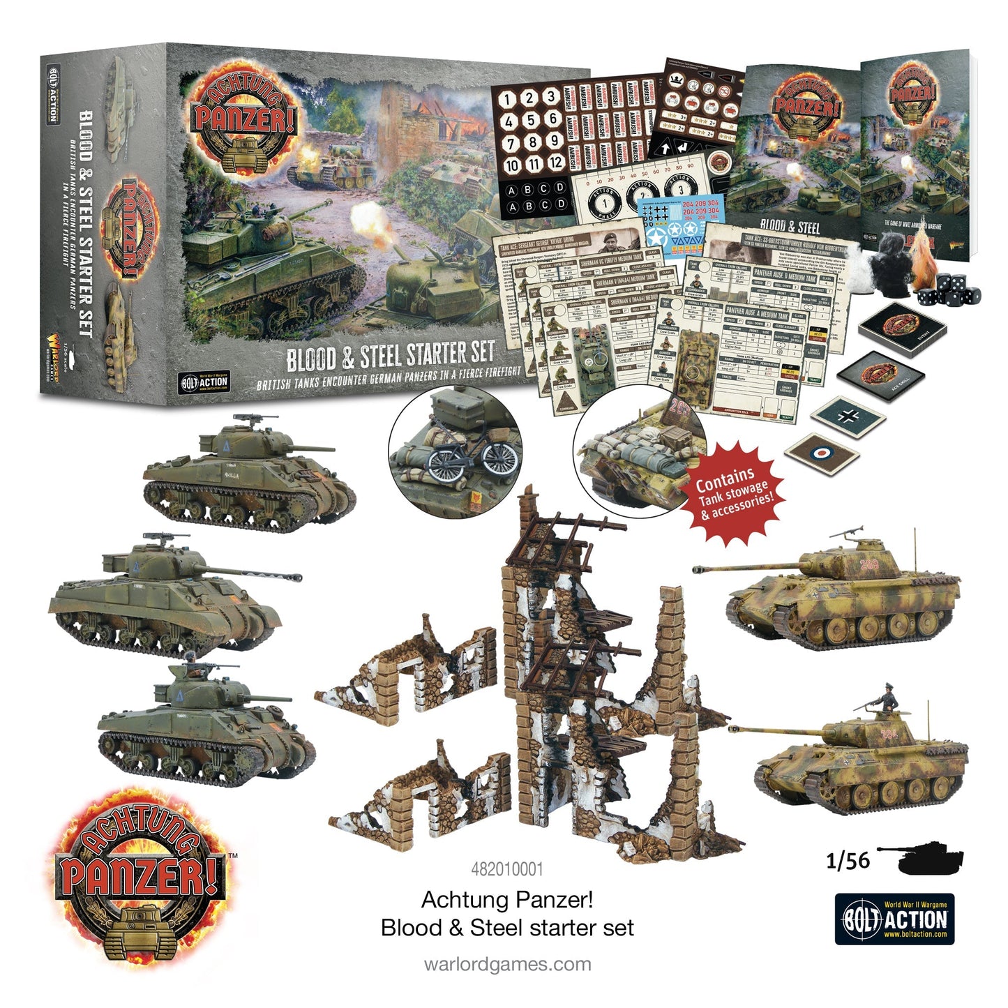 Achtung Panzer! "Blood & Steel" 2 Player Starter Set