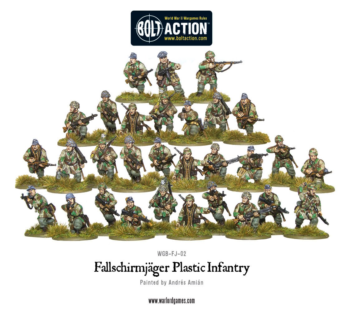 Bolt Action Fallschirmjager German Airborne