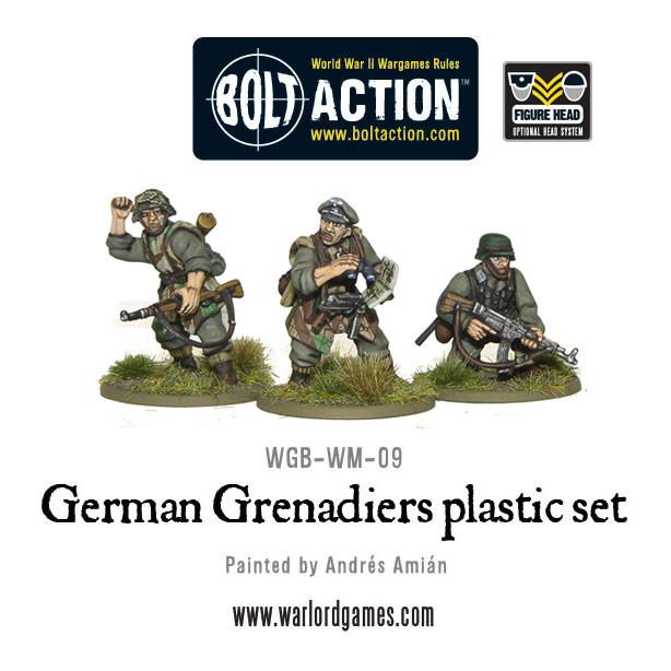 Bolt Action German Grenadiers plastic box set