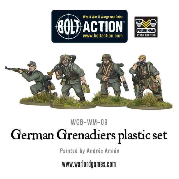 Bolt Action German Grenadiers plastic box set