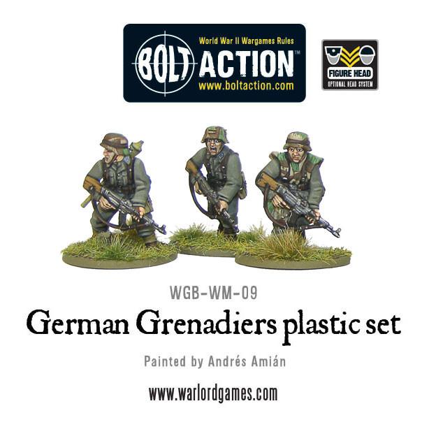 Bolt Action German Grenadiers plastic box set