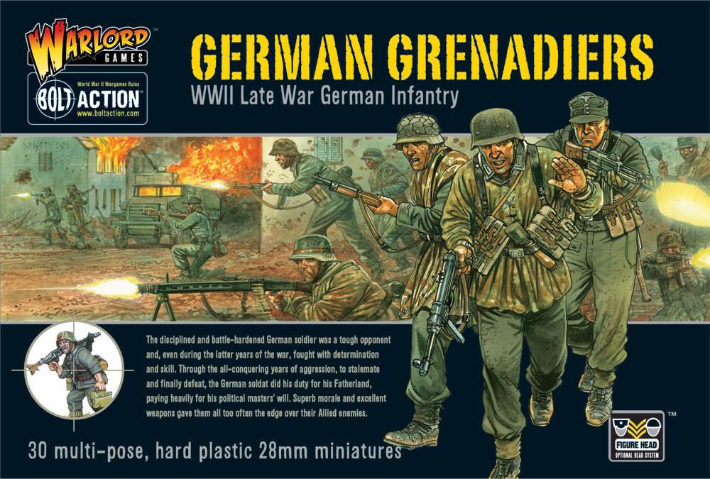 Bolt Action German Grenadiers plastic box set