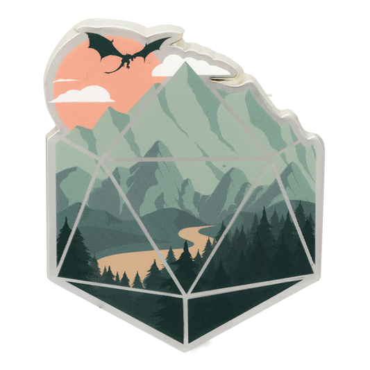 GlassStaff Scenic D20 Enamel Pin