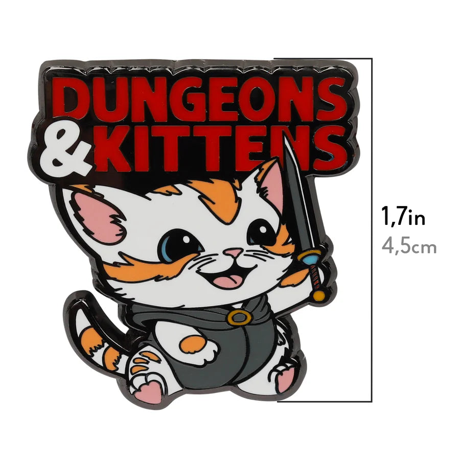 GlassStaff Dungeons & Kittens Enamel Pin