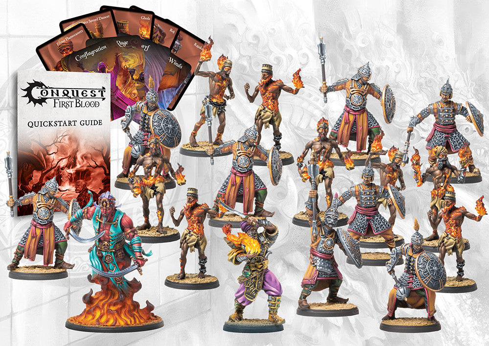 Conquest First Blood Sorcerer Kings Warband